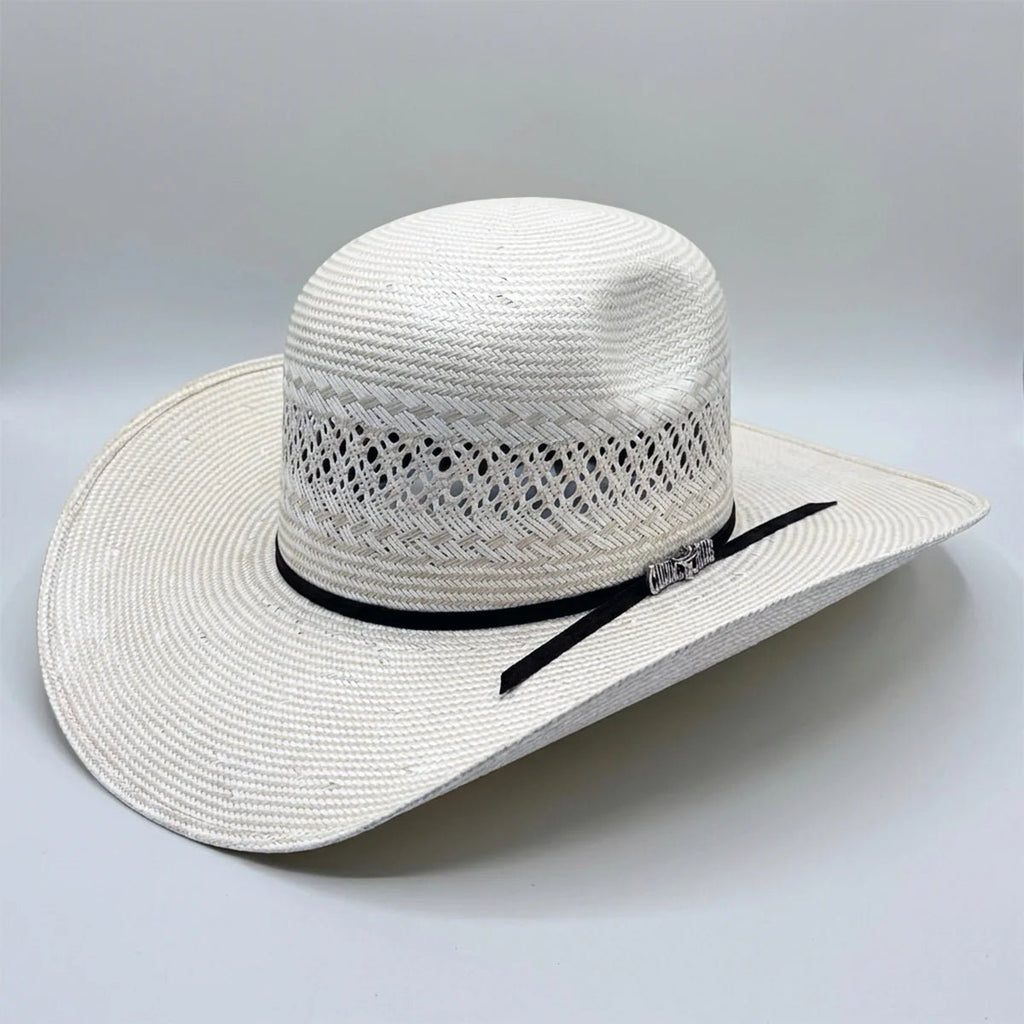 Men’s Cuernos Chuecos 100X Gus Style Western Cowboy Shantung Straw Hat - OriginalWestern.com