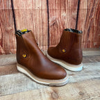 Men's Double Density Soles Oil Resistant Leather Work Half Ankle Boot Est. 427 - OriginalWestern.com