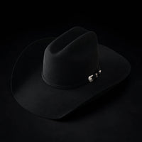 Men’s "El Jefe" 100X Luxury Handcrafted Western Cowboy Beaver Fur Felt Hat - Black - OriginalWestern.com