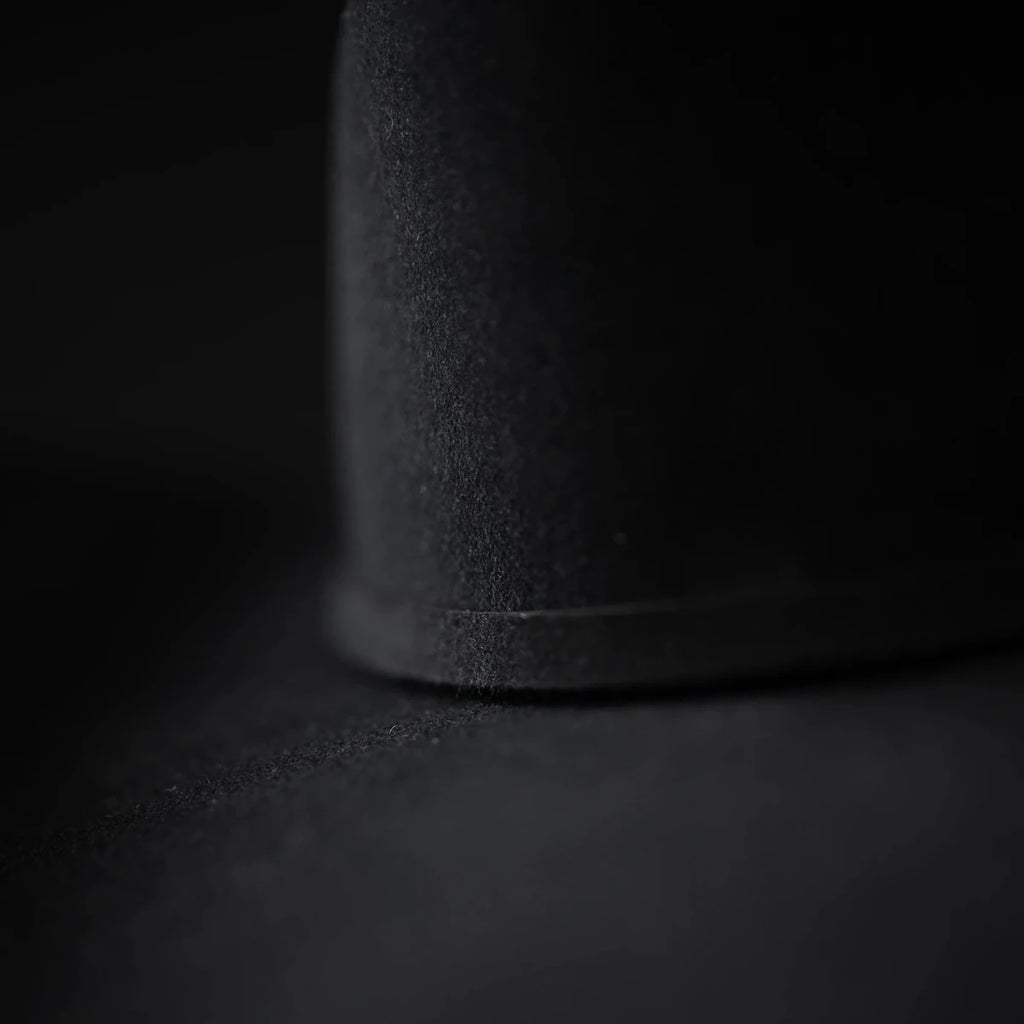 Men’s "El Jefe" 100X Luxury Handcrafted Western Cowboy Beaver Fur Felt Hat - Black - OriginalWestern.com