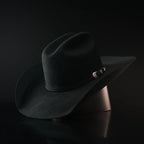 Men’s "El Jefe" 100X Luxury Handcrafted Western Cowboy Beaver Fur Felt Hat - Black - OriginalWestern.com