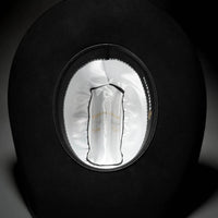Men’s "El Jefe" 100X Luxury Handcrafted Western Cowboy Beaver Fur Felt Hat - Black - OriginalWestern.com