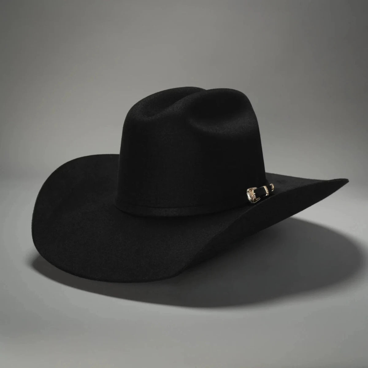 Men’s "El Jefe" 100X Luxury Handcrafted Western Cowboy Beaver Fur Felt Hat - Black - OriginalWestern.com