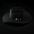 Men’s "El Jefe" 100X Luxury Handcrafted Western Cowboy Beaver Fur Felt Hat - Black - OriginalWestern.com