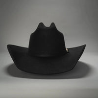 Men’s "El Jefe" 100X Luxury Handcrafted Western Cowboy Beaver Fur Felt Hat - Black - OriginalWestern.com