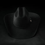 Men’s "El Jefe" 100X Luxury Handcrafted Western Cowboy Beaver Fur Felt Hat - Black - OriginalWestern.com