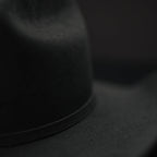 Men’s "El Jefe" 100X Luxury Handcrafted Western Cowboy Beaver Fur Felt Hat - Black - OriginalWestern.com