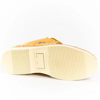 Men's Exotic Caiman and Ostrich Skin Print Casual Shoes - Buttercup - OriginalWestern.com