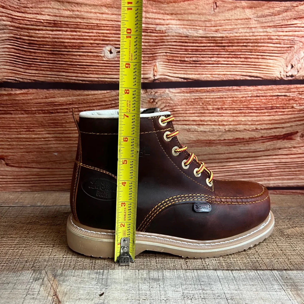 Men's Leather Laces Durable Sole Oil/Water Resistant With/Without Steel Toe J01/S01 - OriginalWestern.com