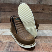 Men's Leather Zipper Work Boots Oil/Water Resistant Est.330 - OriginalWestern.com