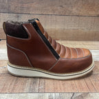 Men's Light Weight Steel Toe Double Density Sole Zipper Work Boot Oil and Water Resistant Est. 337 - OriginalWestern.com