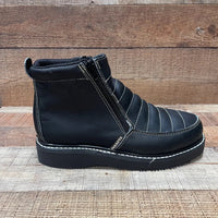 Men's Light Weight Zipper Work Boots Oil and Water Resistant Est. 1216 Black - OriginalWestern.com