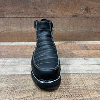 Men's Light Weight Zipper Work Boots Oil and Water Resistant Est. 1216 Black - OriginalWestern.com