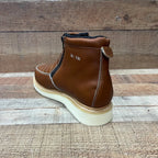 Men's Light Weight Zipper Work Boots Oil and Water Resistant Est. 1216 Tan - OriginalWestern.com