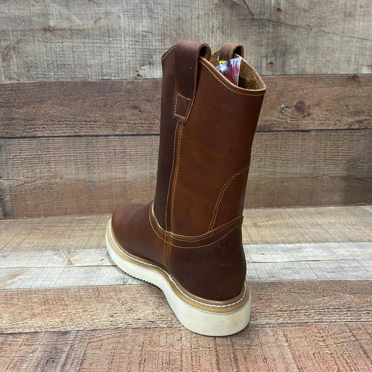 Men's Lightweight Work Boots Genuine Leather Oil Water Resistant Est. J06 - OriginalWestern.com