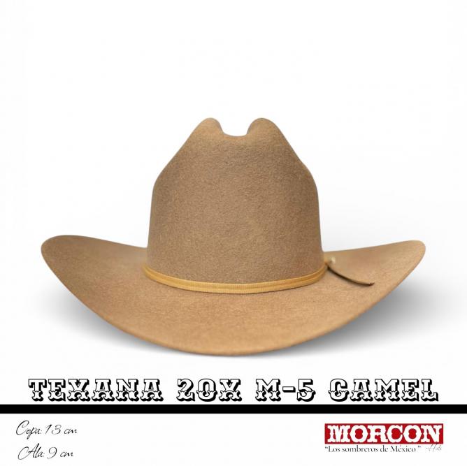 Men’s Morcon 20X Sinaloa Rancher Style Western Cowboy Fur Felt Hat - Camel - OriginalWestern.com