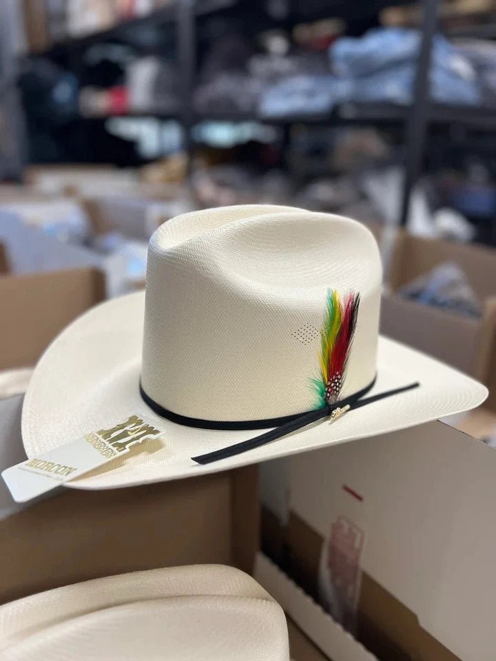 Men's Morcon 300X El Fantasma Style Western Cowboy Shantung Straw Hat - OriginalWestern.com