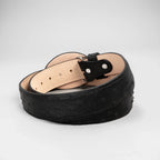 Men’s Ostrich Original Exotic Leather Cowboy Belt 1.5" Oval Buckle - OriginalWestern.com