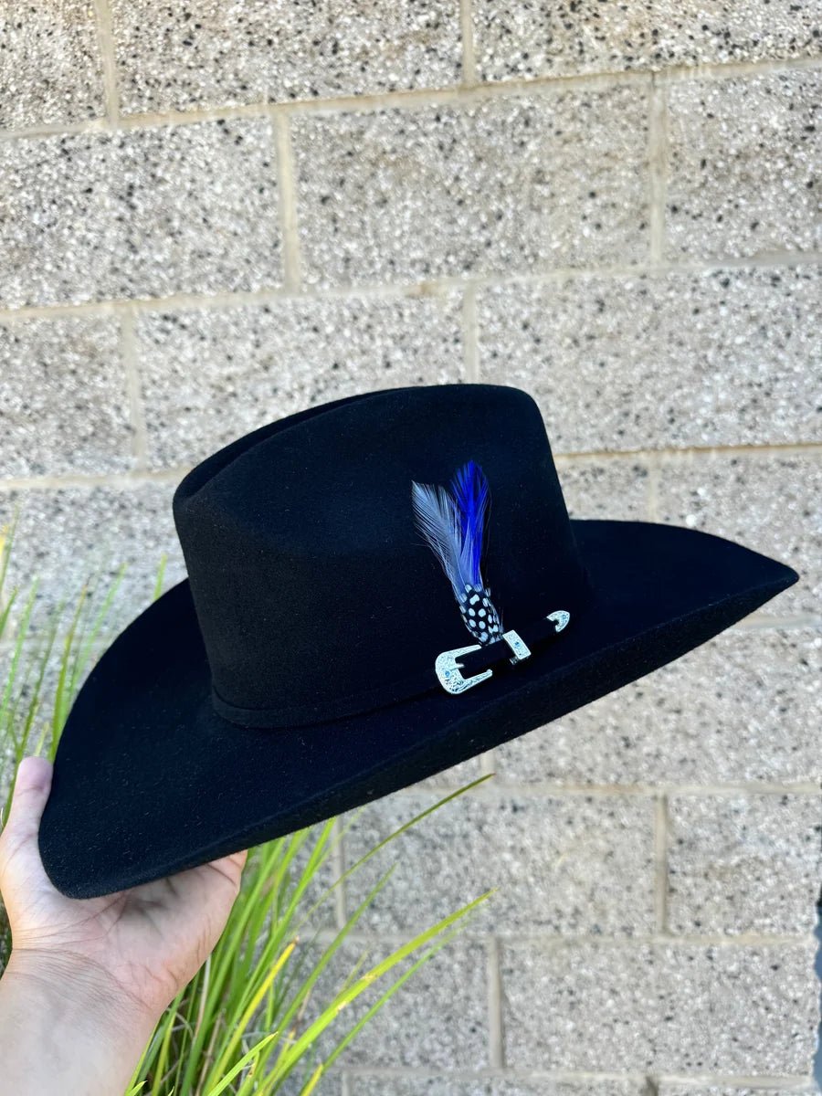 Men’s Red Diamond 10X Sinaloa Style Western Cowboy Fur Felt Hat - Black - OriginalWestern.com