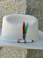 Men’s Red Diamond 10X Sinaloa Style Western Cowboy Fur Felt Hat - Silver Belly Beige - OriginalWestern.com