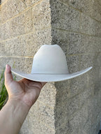 Men’s Red Diamond 10X Sinaloa Style Western Cowboy Fur Felt Hat - Silver Belly Beige - OriginalWestern.com