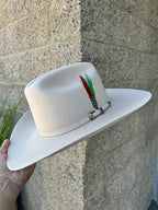 Men’s Red Diamond 10X Sinaloa Style Western Cowboy Fur Felt Hat - Silver Belly Beige - OriginalWestern.com