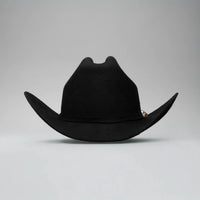 Men’s Rodeo Cartie 100X Julion Style Texana Cowboy Felt Hat - Black - OriginalWestern.com
