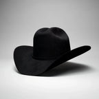 Men’s Rodeo Cartie 100X Sinaloa Style Western Cowboy Fur Felt Hat - Black - OriginalWestern.com