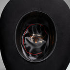 Men’s Rodeo Cartie 100X Sinaloa Style Western Cowboy Fur Felt Hat - Black - OriginalWestern.com
