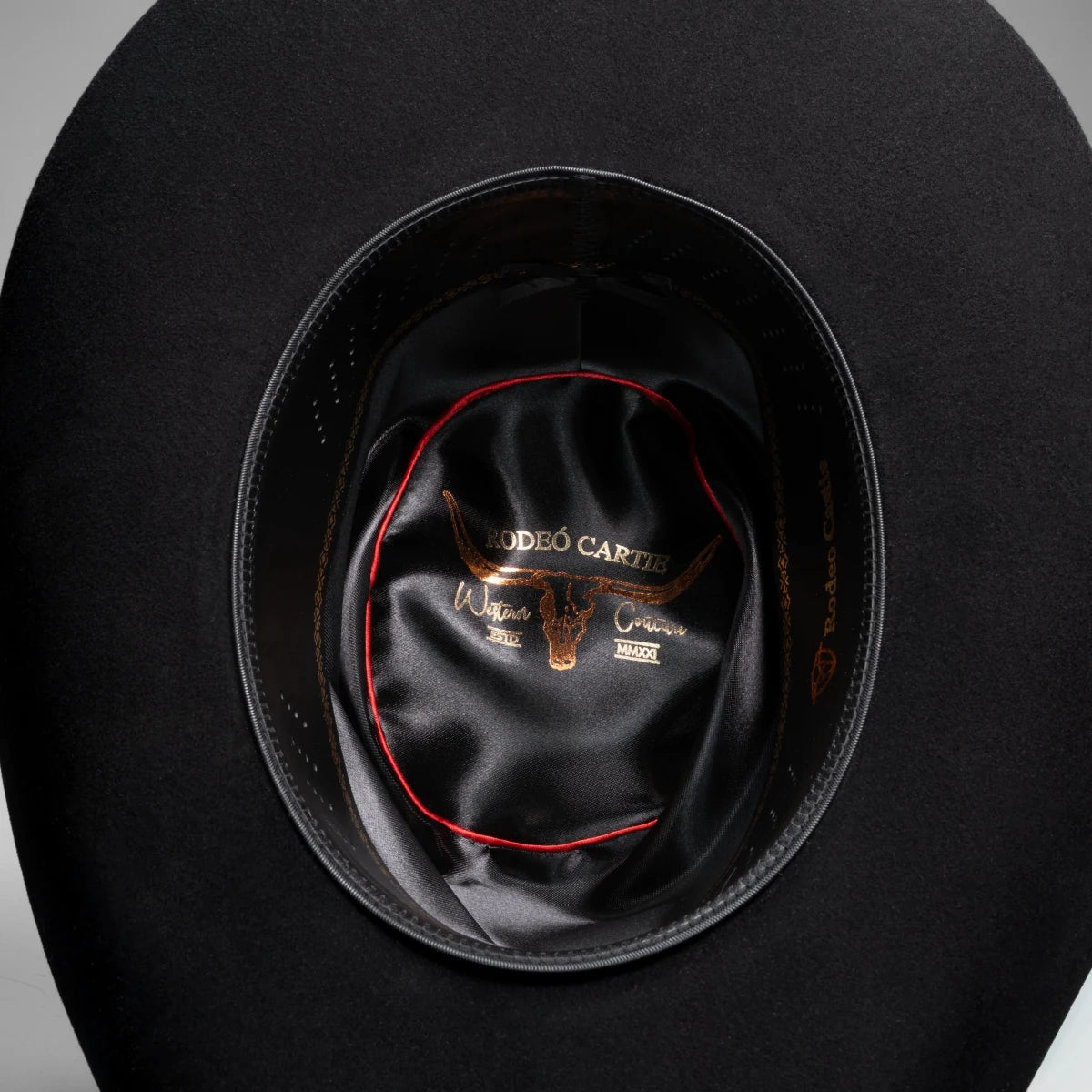 Men’s Rodeo Cartie 100X Sinaloa Style Western Cowboy Fur Felt Hat - Black - OriginalWestern.com