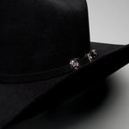 Men’s Rodeo Cartie 100X Sinaloa Style Western Cowboy Fur Felt Hat - Black - OriginalWestern.com