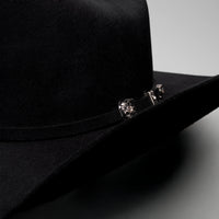 Men’s Rodeo Cartie 100X Sinaloa Style Western Cowboy Fur Felt Hat - Black - OriginalWestern.com