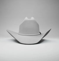 Men’s Rodeo Cartie 100X Sinaloa Style Western Cowboy Fur Felt Hat - Silver Gray - OriginalWestern.com