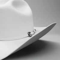 Men’s Rodeo Cartie 100X Sinaloa Style Western Cowboy Fur Felt Hat - White - OriginalWestern.com