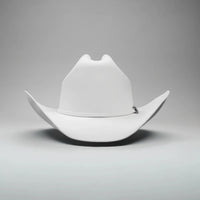 Men’s Rodeo Cartie 100X Sinaloa Style Western Cowboy Fur Felt Hat - White - OriginalWestern.com