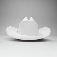Men’s Rodeo Cartie 100X Sinaloa Style Western Cowboy Fur Felt Hat - White - OriginalWestern.com