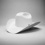 Men’s Rodeo Cartie 100X Sinaloa Style Western Cowboy Fur Felt Hat - White - OriginalWestern.com