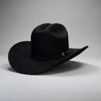 Men’s Rodeo Cartie 50X Frontera Style Texana Cowboy Felt Hat - Black - OriginalWestern.com