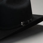 Men’s Rodeo Cartie 50X Frontera Style Texana Cowboy Felt Hat - Black - OriginalWestern.com