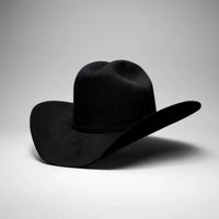 Men’s Rodeo Cartie 50X Sinaloa Style Texana Cowboy Fur Felt Hat - Black - OriginalWestern.com