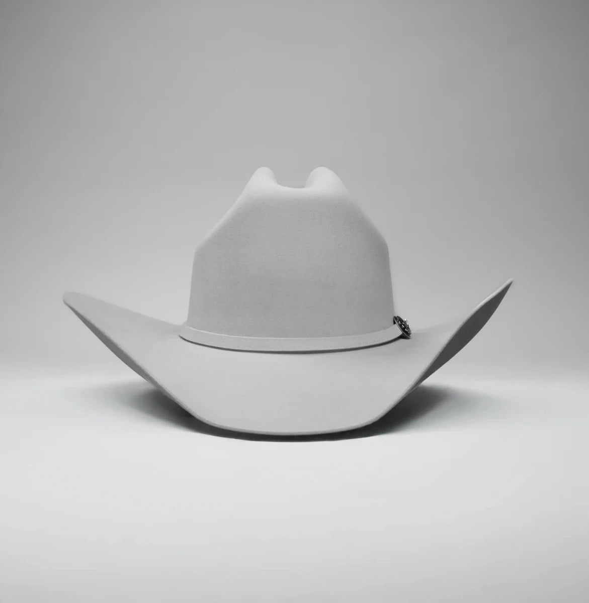 Men’s Rodeo Cartie 50X Sinaloa Style Texana Cowboy Fur Felt Hat - Silver - OriginalWestern.com