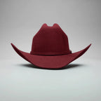 Men’s Rodeo Cartie 50X Sinaloa Style Texana Cowboy Fur Felt Hat - Wine - OriginalWestern.com