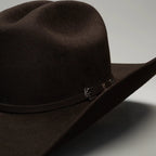 Men’s Rodeo Cartie 50X Texas Style Texana Cowboy Fur Felt Hat - Brown - OriginalWestern.com