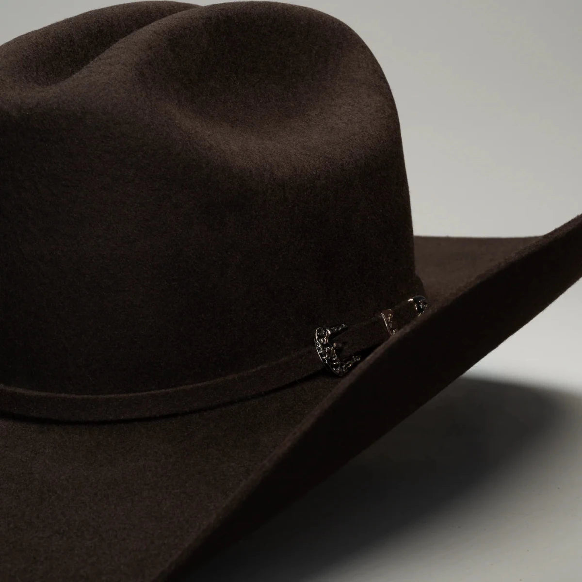 Men’s Rodeo Cartie 50X Texas Style Texana Cowboy Fur Felt Hat - Brown - OriginalWestern.com