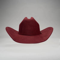 Men’s Rodeo Cartie 50X Texas Style Texana Cowboy Fur Felt Hat - Wine - OriginalWestern.com