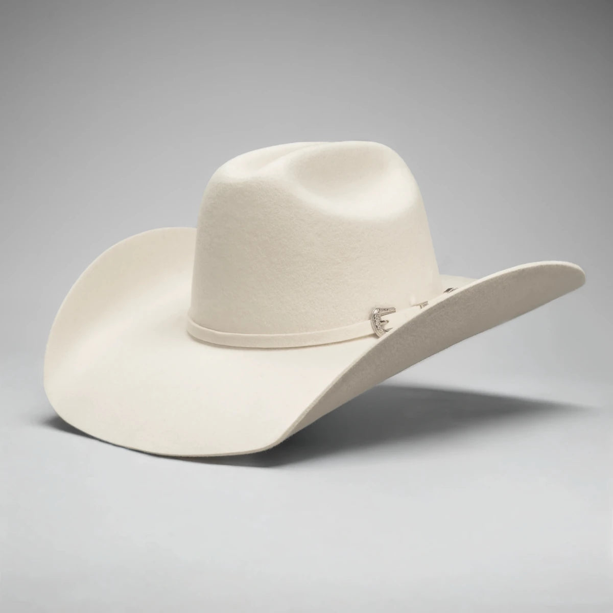 Men’s Rodeo Cartie 50X Texas Style Western Cowboy Fur Felt Hat - White - OriginalWestern.com
