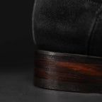 Men’s Rodeo Cartie Genuine Leather Python Print Square Toe Ankle Boots - Black - OriginalWestern.com