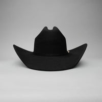 Men’s Rodeo Cartie JB 50X Texas Style Texana Cowboy Felt Hat - Black - OriginalWestern.com