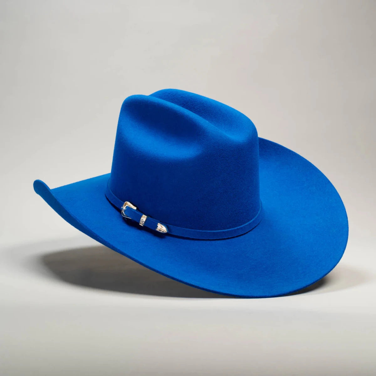 Men’s Rodeo Cartie JB 50X Texas Style Texana Cowboy Felt Hat - Blue - OriginalWestern.com