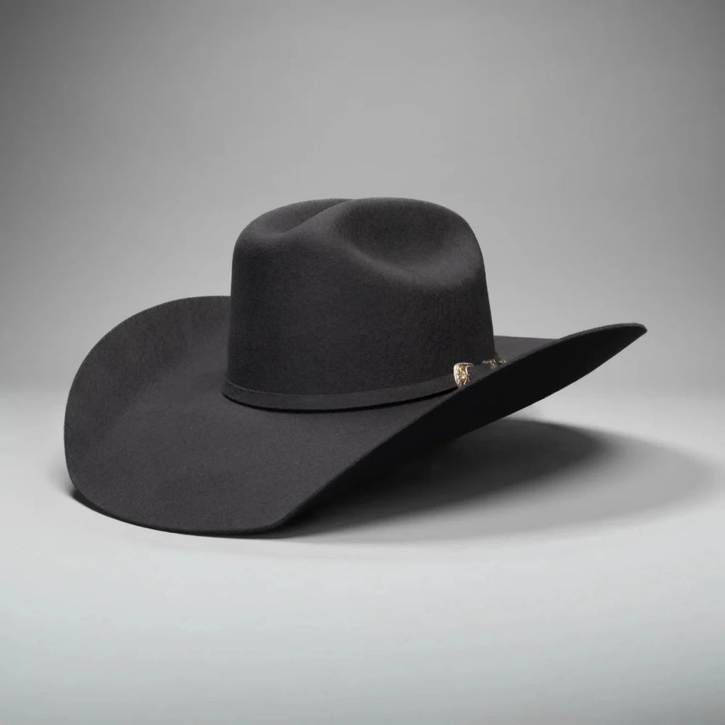 Men’s Rodeo Cartie JB 50X Texas Style Texana Cowboy Felt Hat - Granite - OriginalWestern.com